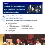 ZIS Konzert für Demokratie und 75 Jahre Verfassung